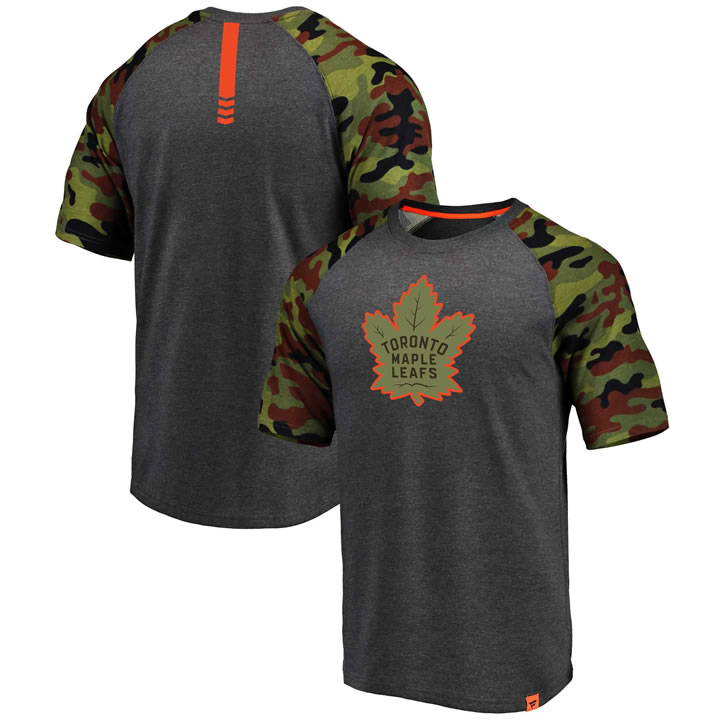Toronto Maple Leafs Fanatics Branded Heathered GrayCamo Recon Camo Raglan T-Shirt,We sell and wholesale Toronto Maple Leafs Fanatics Branded Heathered GrayCamo Recon Camo Raglan T-Shirt on line form chian!